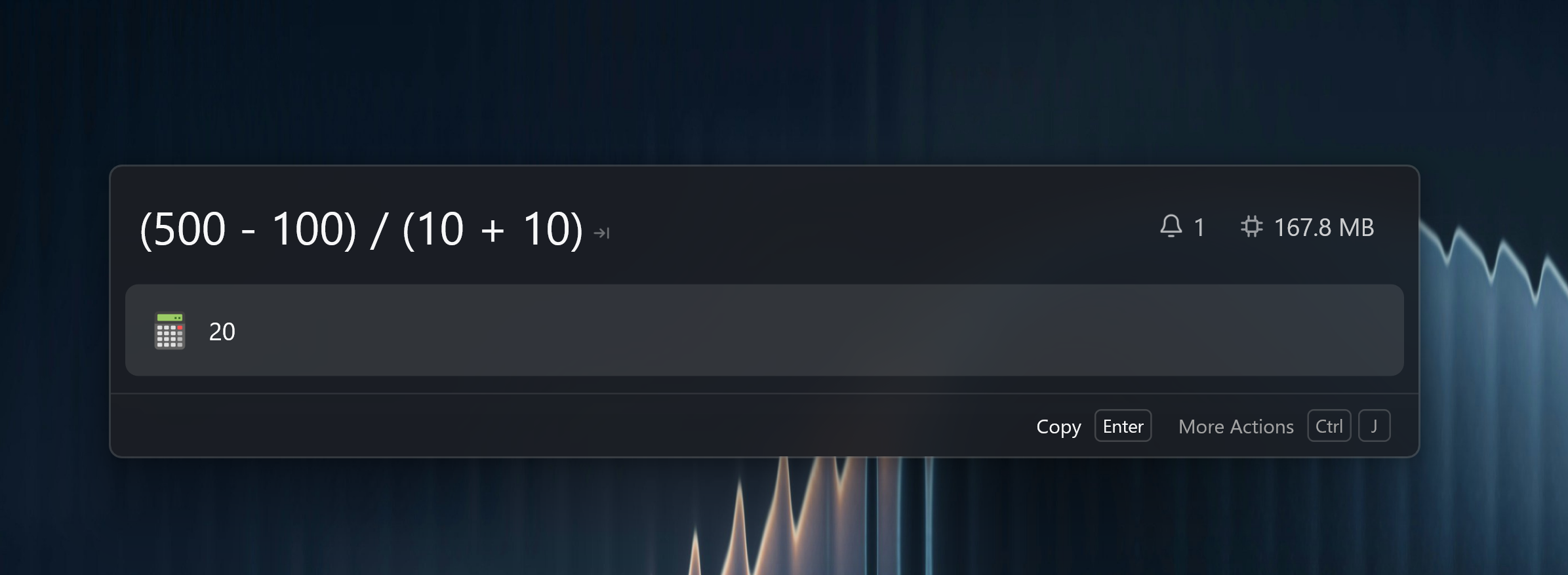The Calculator plugin