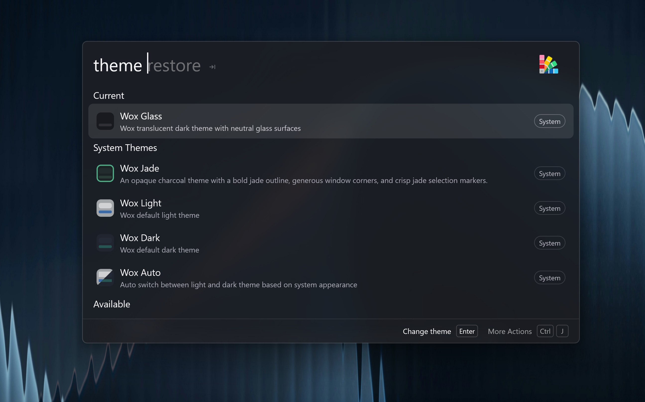 The Theme plugin
