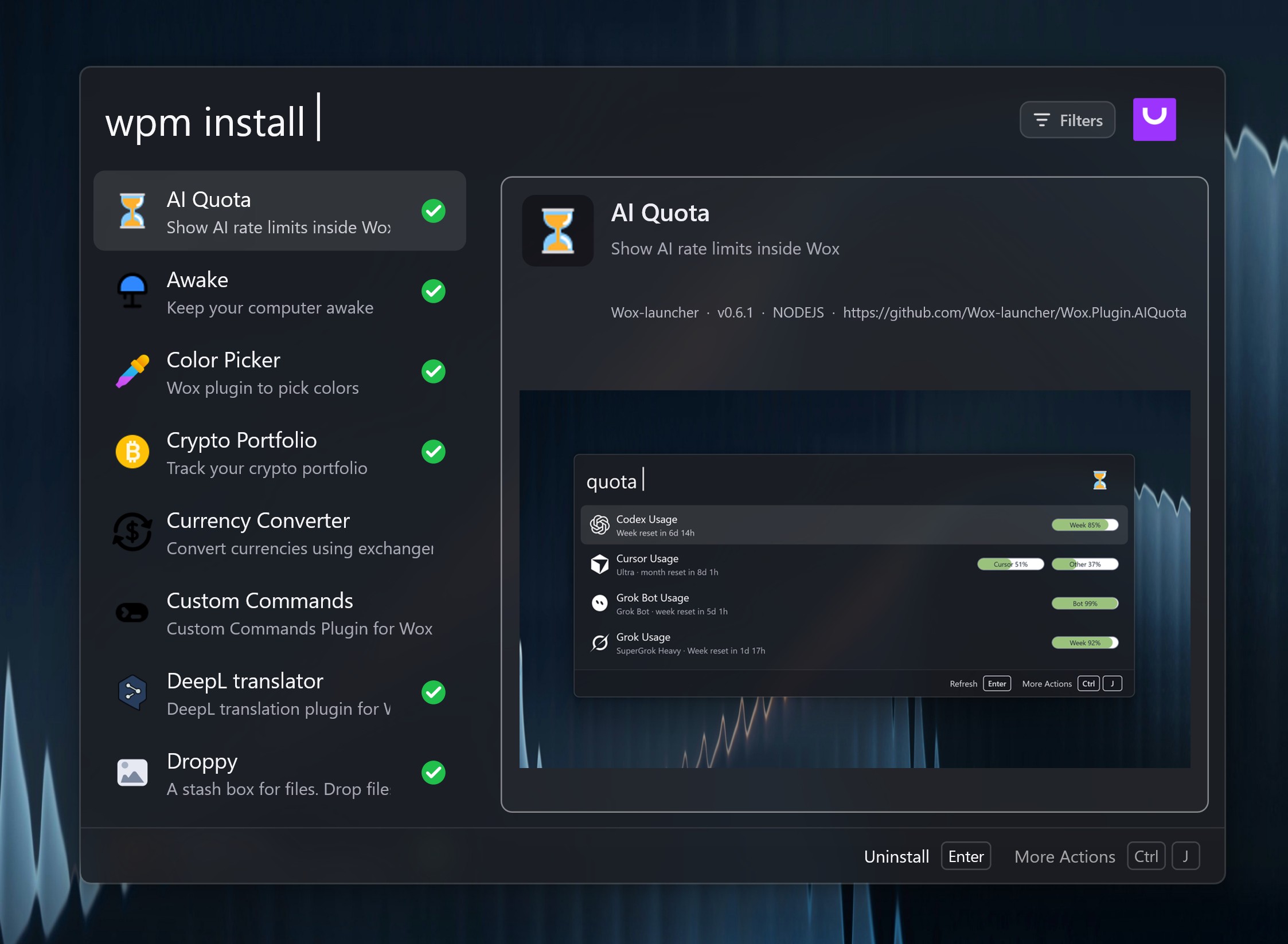 The Plugin Manager