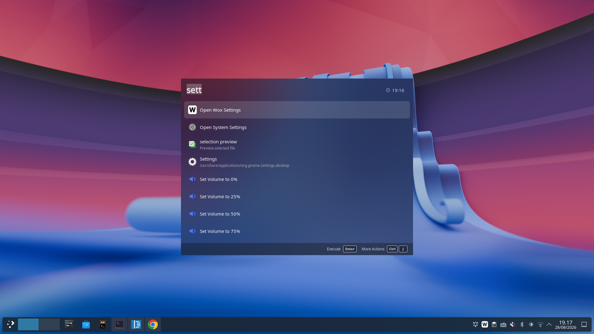 Wox on Linux with compositor background blur
