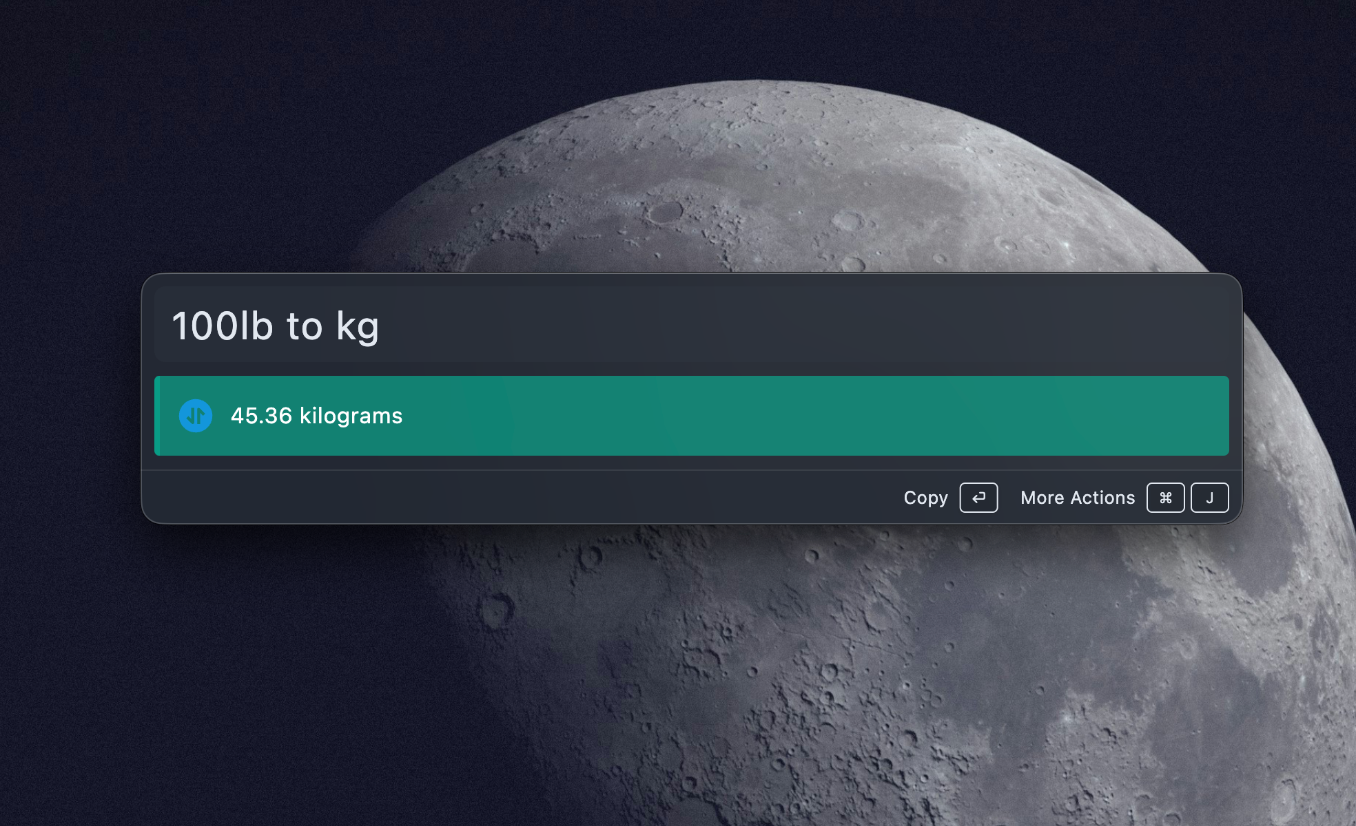 Converter plugin result list